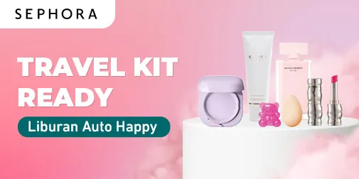Perjalanan Jadi Happy Pakai Travel Kit dari Sephora