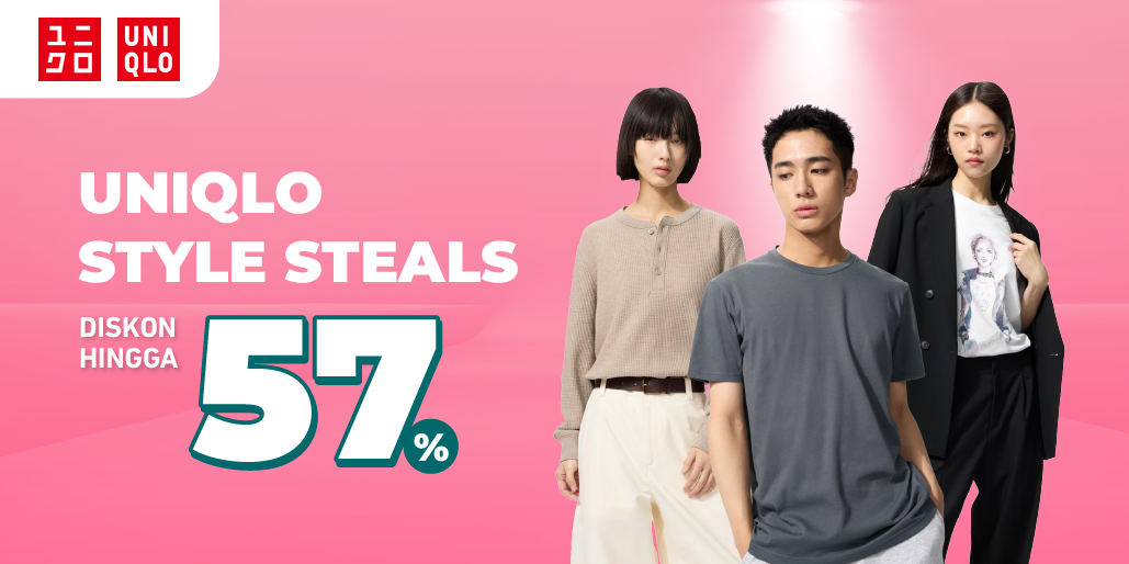 Upgrade Isi Lemari dengan UNIQLO, Diskon 57%!
