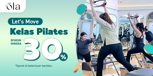 Segarkan Tubuh, Diskon Kelas Pilates hingga 30RB Menantimu!