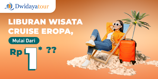 Cruise Eropa Mewah, Mulai dari 1 Rupiah Aja!