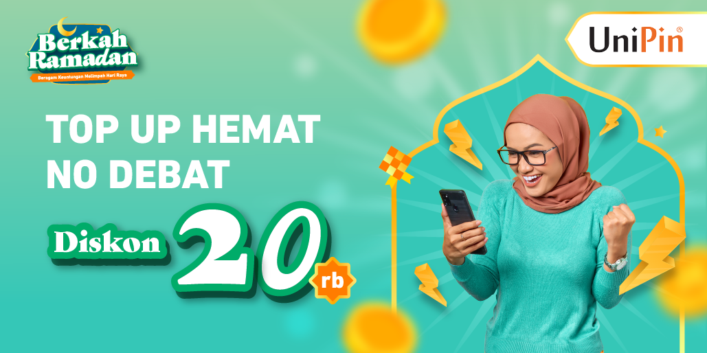 Klik Top Up, Langsung Hemat Rp20.000!
