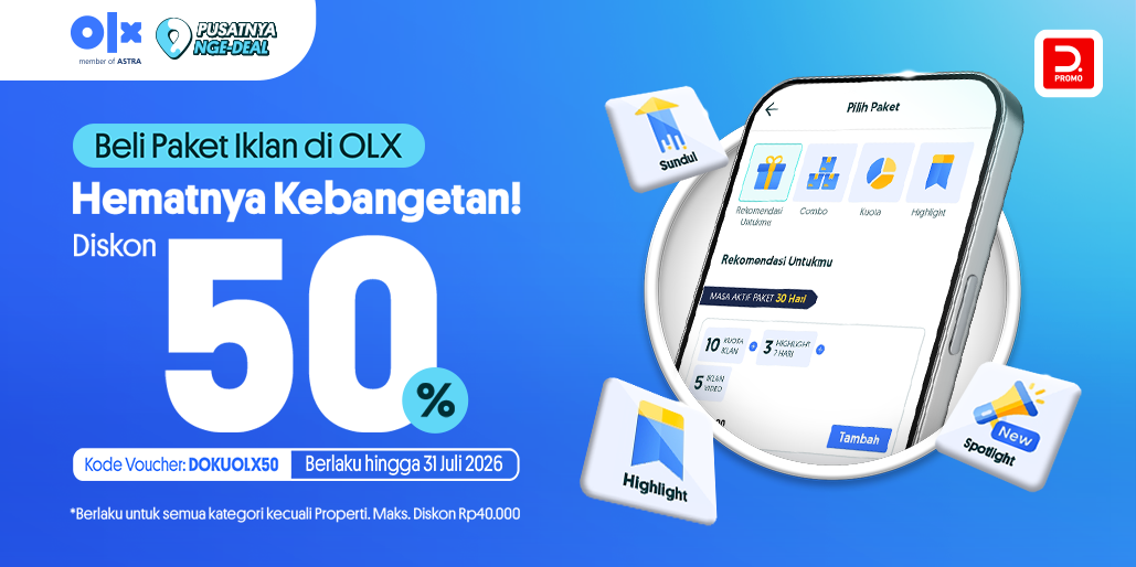 Pasang Iklan di OLX, Lebih Hemat 50%