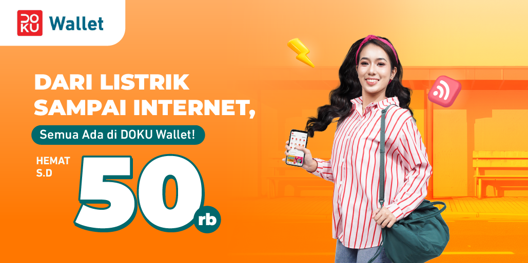 Hemat s.d. 50rb, Bayar Tagihan Cukup di DOKU Wallet!