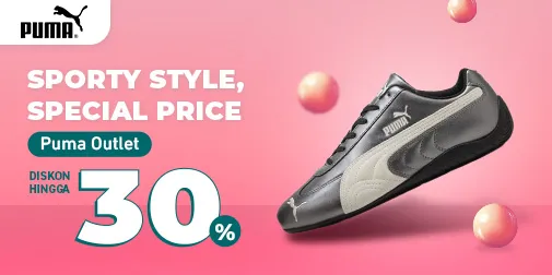 PUMA Outlet Sale, Diskon Spesial Sampai 30%!