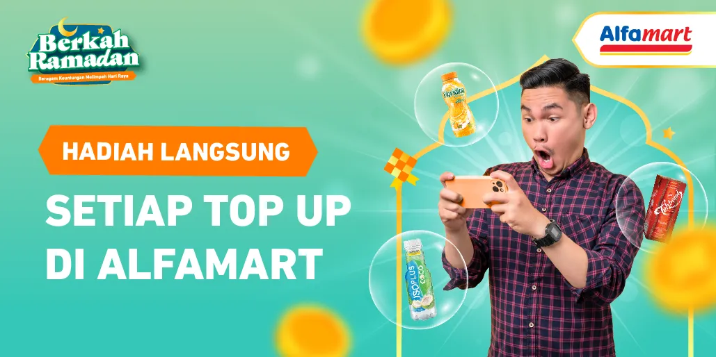 Berkah Ramadan di Alfamart: Hadiah Langsung untuk Setiap Top Up & Transaksi!