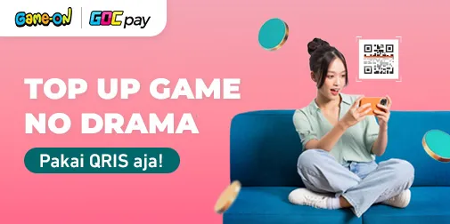 Top Up, Bayar Pakai QRIS, Gas Main!