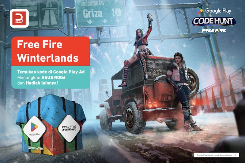 Free Fire Winterlands Code Hunt