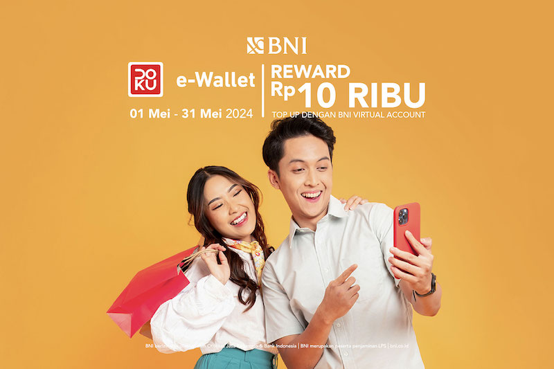 Top Up Saldo DOKU e-Wallet Diskon Potongan 10ribu!