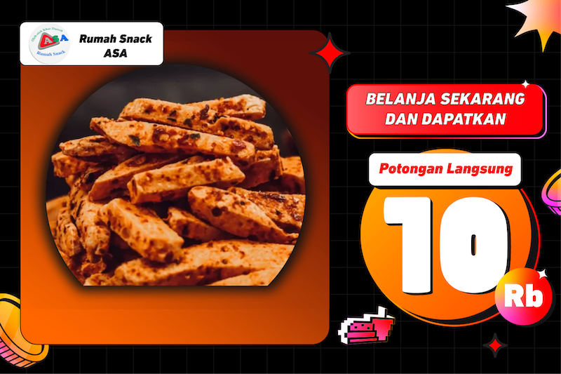 Gudangnya makanan ringan paling lengkap 🍟 