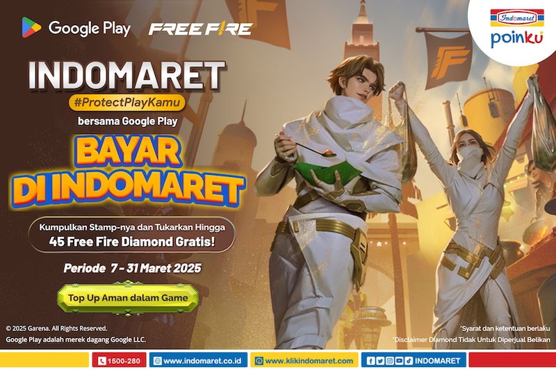 Berkah Ramadan! Top Up di Indomaret, Diamond Free Fire Berlimpah!